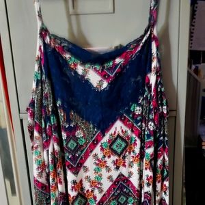 RUE 2Q OPEN SHOULDER BLOUSE